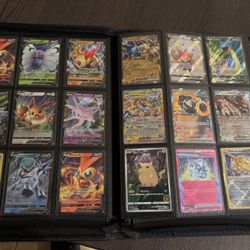Pokemon Cards Plus Binders 