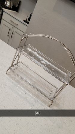 Princess House 2 Tier Glass