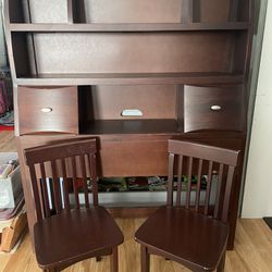 Kids Bookcase and Chairs 