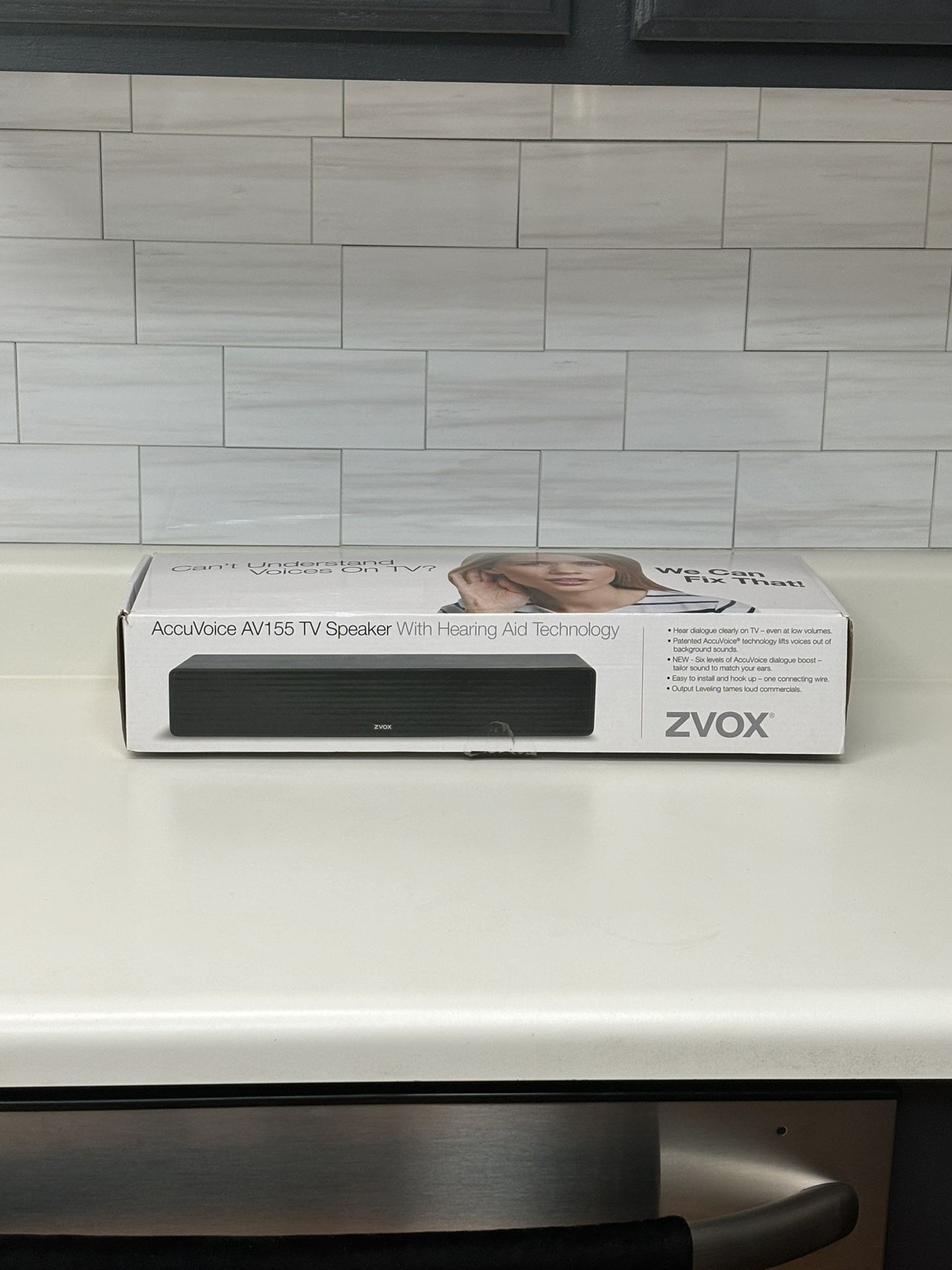 ZVOX AccuVoice TV Speaker With Hearing Aid Technology Model AV155