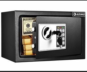 ADIMO Safe Box for College Dorm Room with Fireproof Waterproof Bag, Money Safe
