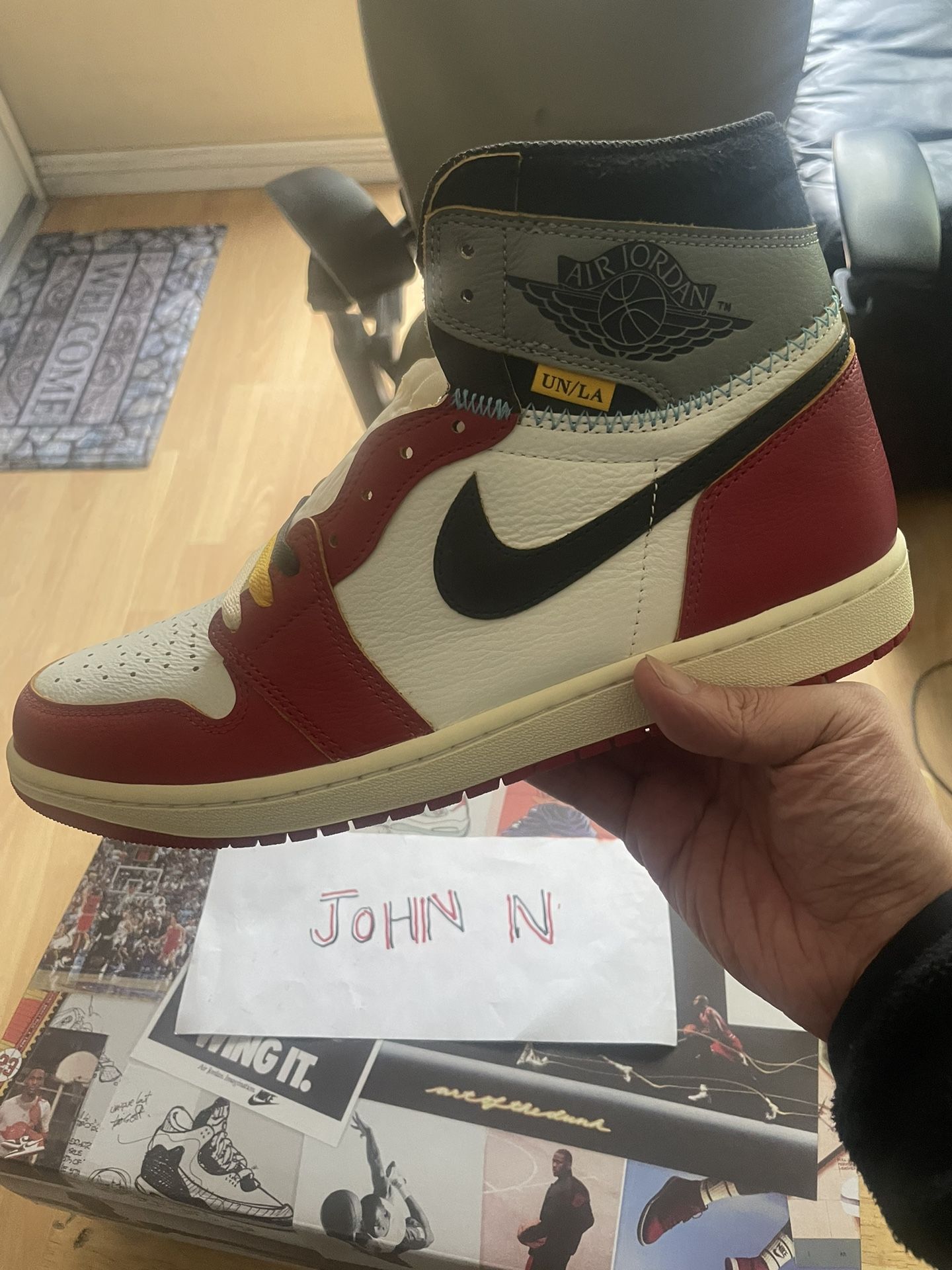 Union LA Jordan 1 Chicago Shadow