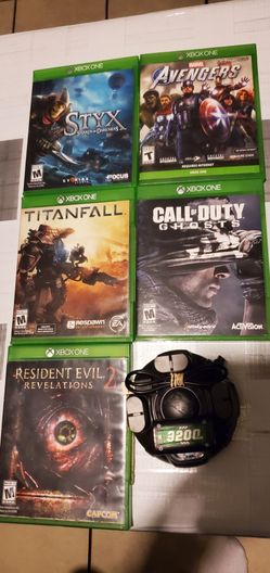 Xbox One Games and Battery's & Charger