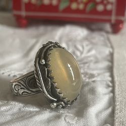 Silver Ring With Stone