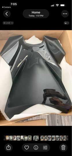 Motorcycle Fairing Body Panel Dark Gray