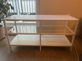 White media/TV stand