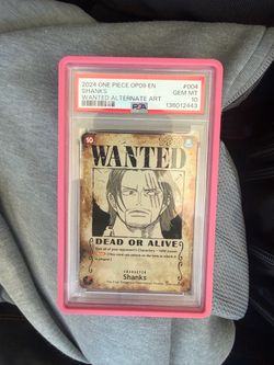 One Piece  Shanks Wanted Alternate Art PSA 10