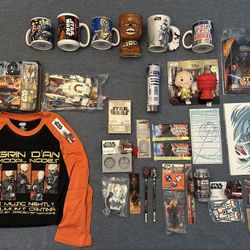 Star Wars Lot - LEGO, Mugs, New Culture Fly Items