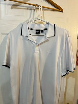 Hugo Boss White Polo Shirt