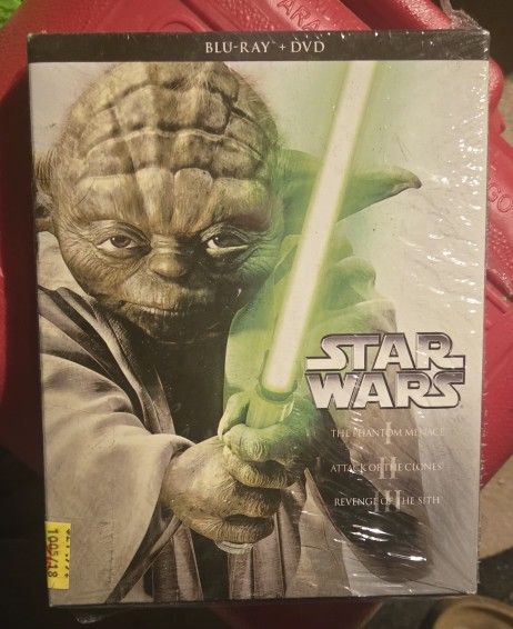 STAR WARS 1,2 & 3 on Blue Ray/DVD NEW in WRAPPING
