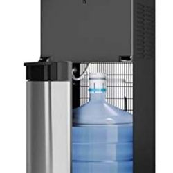 Avalon Bottom Load Water Cooler 3 Temp, hot cold and room temp, Stainless/Black

