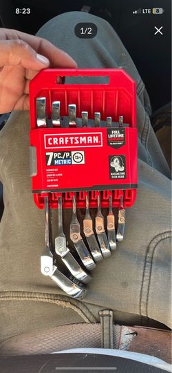 Craftsman 7pc Ratcheting Flex Head Wrench Set