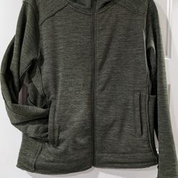 Olive Green - Title Nine Brand - Lightweight Hoodie w/ Zipper Pockets (Orig. $149)