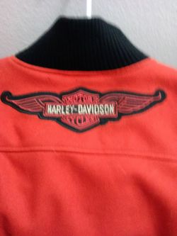Harley-Davidson Red Jacket with Wing Logo