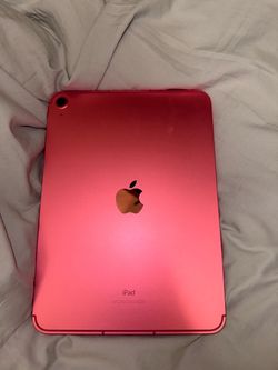Pink iPad 10th generation