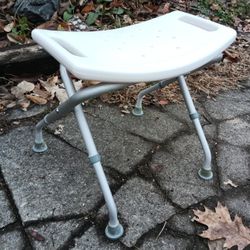 Aluminum Folding Shower Chair with Adjustable Height by Drive

