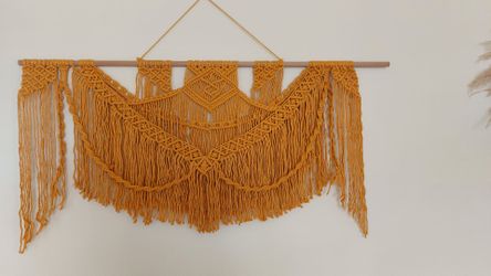Handmade macrame wall hanging