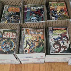 10 Boxes Of Comic Books