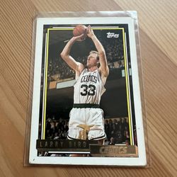 Basketball cards Larry Bird NBA Topps 1992
