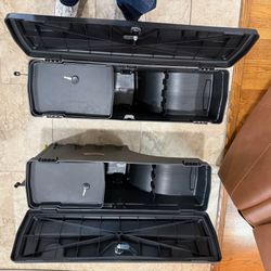 Over the fender truck tool boxes with locks and mounts 