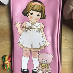 Vintage Paper mate Paper doll Pouch 