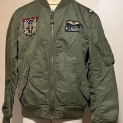 Polo Ralph Lauren Military Bomber Jacket Coat Size Xl 