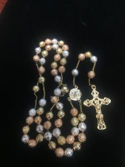 Gold Plated Rosario