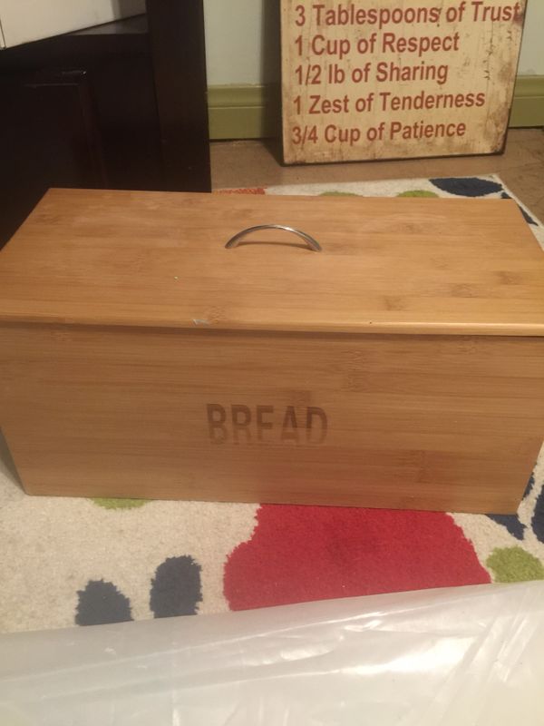 Wooden Bread Box