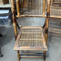 Bamboo Chairs.
