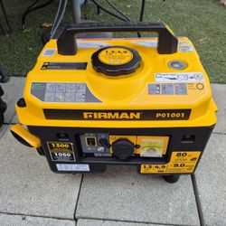 FIRMAN Gas Portable Generator 1300W Recoil Start.