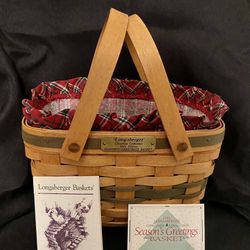 Longaberger Christmas Collection 1992 Basket