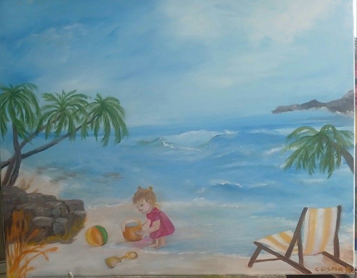 Playing In The Sand