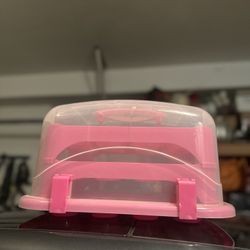 3-tier Cupcake Carrier with Lid and Handle - Holds Up to 36 Cupcakes/Muffins 