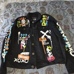 Copper Rivet Denim Jacket - Denim Factory - Fashion Style Artistic Style