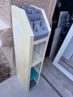Nintendo Wii Plastic Tower Storage Organizer with Top Caddy
