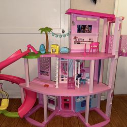 Barbie Dreamhouse 🎀3 story slide