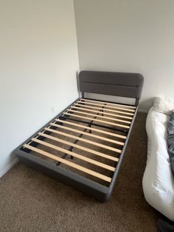 Full Size Grey Bed Frame