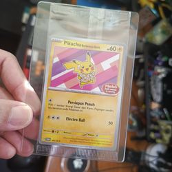 Pokemon Indonesia Journey  Promo Pikachu W/ Traditional Shirt 190/SV-P Pink - SEALED