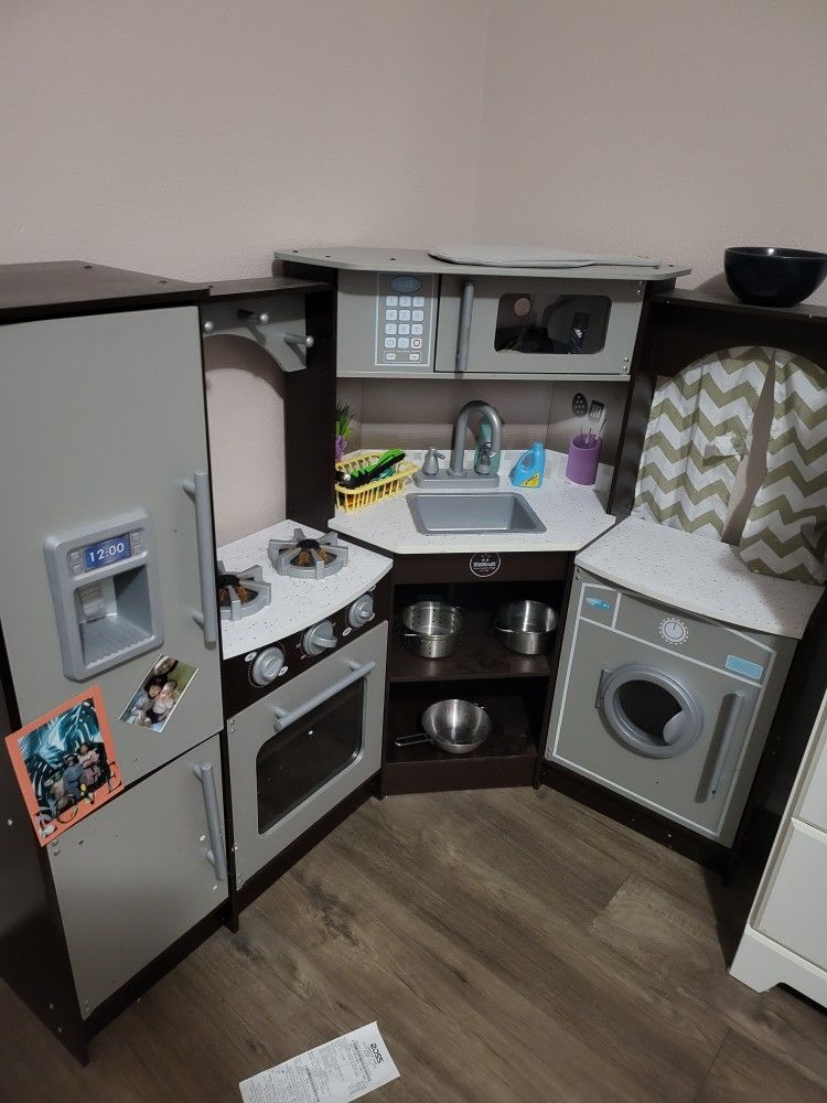 Kids Wooden Kitchen Set