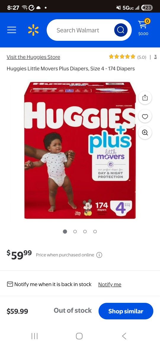 Huggies Size 4 Diapers