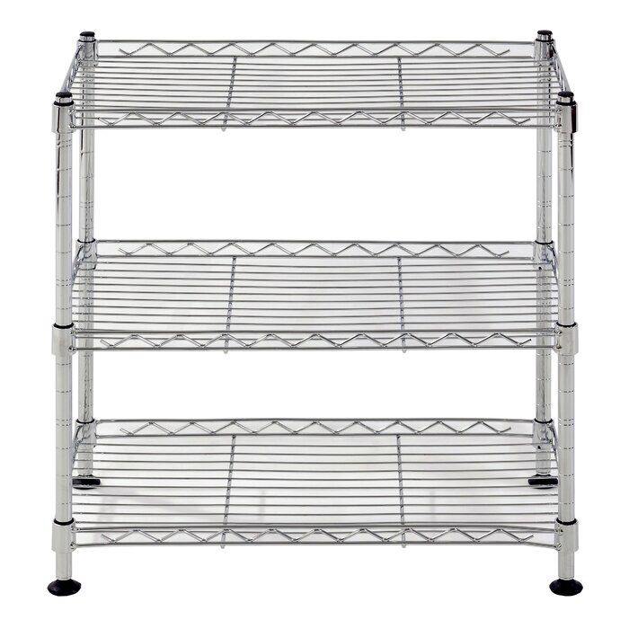 New Three-level Steel Shelves 23long-13wide-30high.