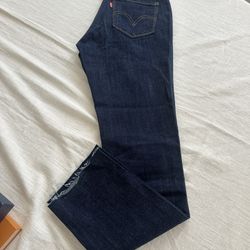 Jean Blue Straight Leg Jean Size 4 NEW 