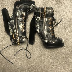 Plaid Booties 8