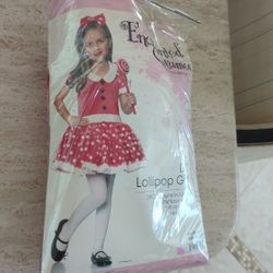 Lil' Lollipop Girl From Wizard Of Oz Movie Costume Size S Brand New 