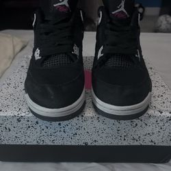 Jordan 4 Retro Black Canvas