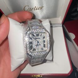 Cartier Moissanite Watch