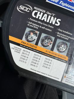Tire Chains For Snow - BRAND NEW
