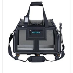 Katziela Luxury Wheeled Pet Carrier