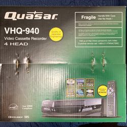 Vintage Panasonic Quasar VHS Player