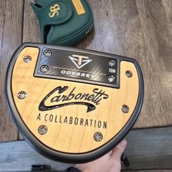 Odyssey Toulon Small Batch  Carbonetti Guitar Putter, Never Used, 1 Of 120, COA & Accessories Included